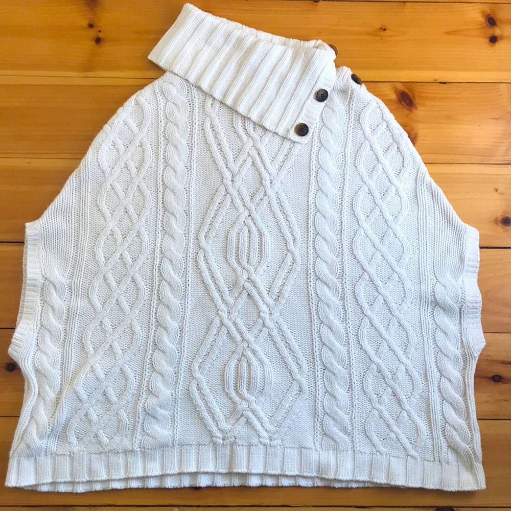 Ann Taylor Knit Poncho